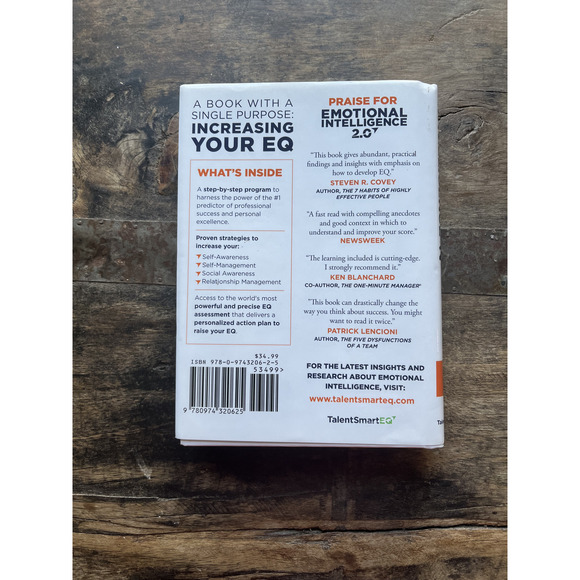 Emotional Intelligence 2. 0 by Jean Greaves and Travis Bradberry W/ACCESS CODE - Picture 5 of 5